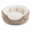 Danby Round Cat Bed in khaki | The Fernby