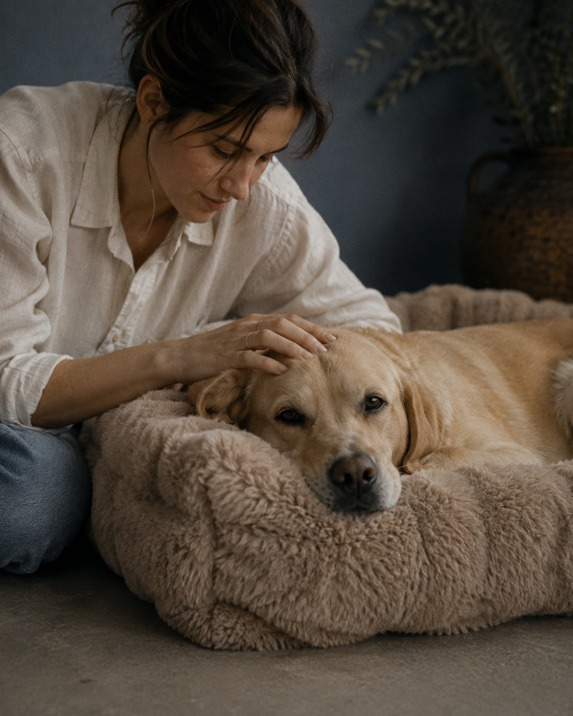 Alpine Haven Orthopaedic Dog Bed | Luxury Plush Dog Bed | The Fernby