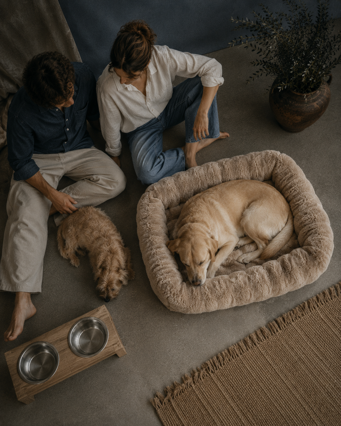 Alpine Haven Orthopaedic Dog Bed | Luxury Plush Dog Bed | The Fernby