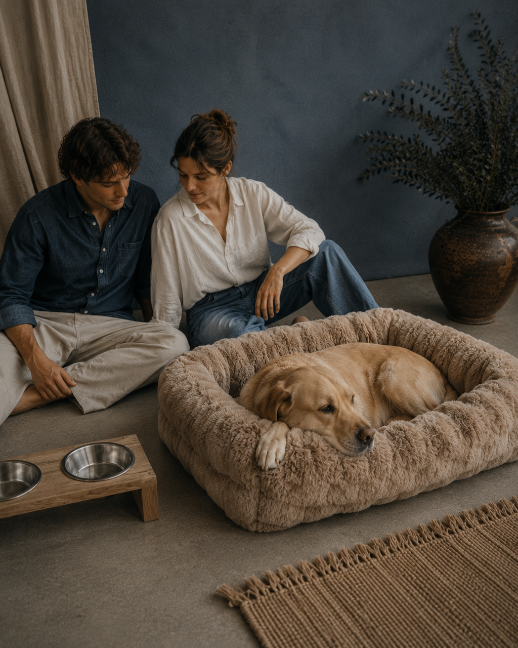 Alpine Haven Orthopaedic Dog Bed | Luxury Plush Dog Bed | The Fernby