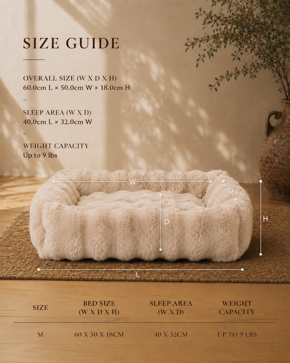 Alpine Haven Orthopaedic Dog Bed | Luxury Plush Dog Bed | The Fernby