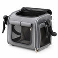 Tarset dog bike basket in grey on a white background | The Fernby