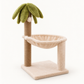 Marlow two-level cat tree tower with sisal-wrapped posts, studio product photograph