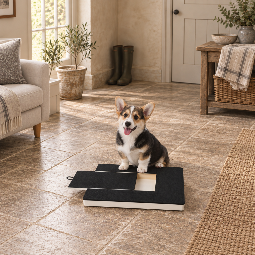 Bramble tilting dog nail file board, room view