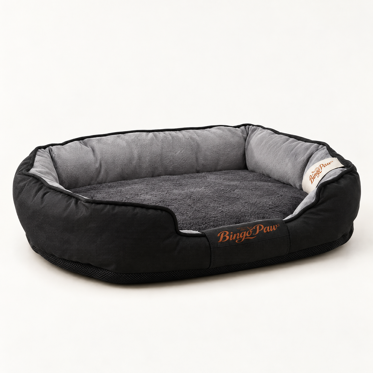 Lyndon Waterproof Dog Sofa Bed for Large Breeds with Bolster Sides – studio hero | The Fernby