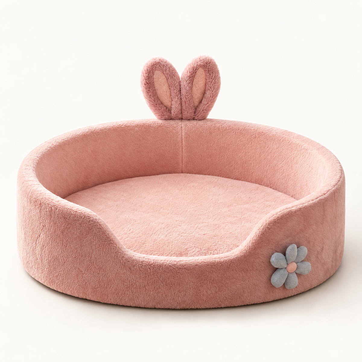 Orwell Warm Fleece Pet Bed for Cats and Small Dogs with Deep Filling – studio hero | The Fernby
