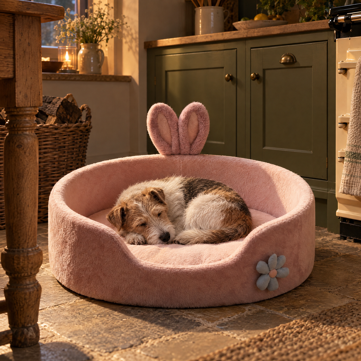Orwell Warm Fleece Pet Bed for Cats and Small Dogs with Deep Filling – in a British home | The Fernby